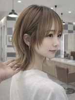 オリーブスバイネオリーブ(Olive's by neolive)&nbsp;新宿/ホワイトグレージュ/ミニウルフ/チェリーブラウン/レイヤー