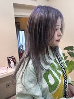 テン バイ アンブルリュクス 池袋(teN +by ambleluxe)&nbsp;ラベンダーシルバー/ブリーチ/ローライト