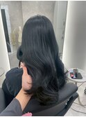 ブリーチなしダブルカラー☆ブルーブラック20代30代40代