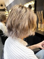 シド 表参道(s.i.d) 外国人風ナチュラルブロンドメッシュ
