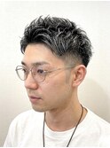 爽やか大人アップバング