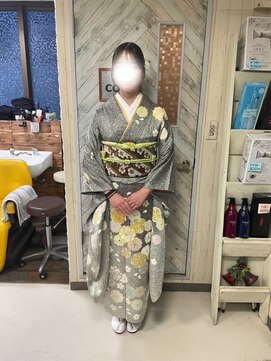 ヘアースペース 練馬店(hair space COCO) 成人式ヘアー、振袖着付け