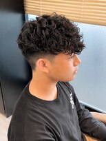 スタイルメンズ 藤沢(STYLE MEN)&nbsp;STYLE MENメンズカットダウンバングスペインカールパーマ藤沢