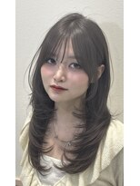 ラ ブレス なんばスカイオ(LaBless) 韓国レイヤーカット×バタフライレイヤー
