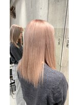 ニディ(Nide)&nbsp;エフェクトブリーチ｜ピンクベージュ｜ダブルカラー｜西宮北口