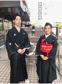 ブライダル着物タイトアップ