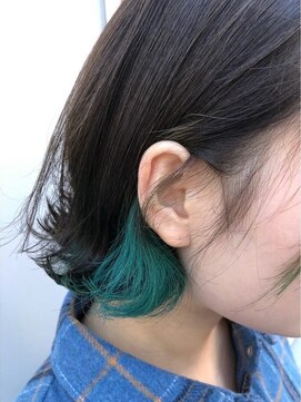 アン(Hair make un) #ワンポイントインナーカラー