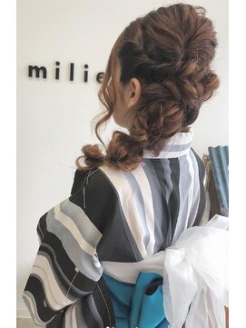 ヘアサロン ミリエ(HAIR SALON milie) ヘアセット　着付け