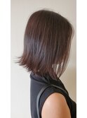 イメチェンヘアスタイル ラベンダーカラー かき上げヘア