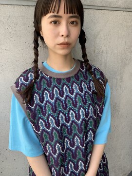 ロク 高田馬場(lok) おさげ×オン眉