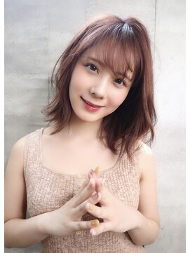 ブリス(VLISS) くすみブラウン＿くびれミディイヤリングカラー