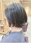 大人ショートボブ