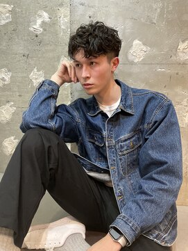 アカ(ACA) ツイストスパイラルパーマメンズパーマメンズマッシュ札幌大通