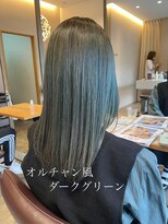 フーガヘアー 元住吉店(FUGA hair) オルチャン風ダークグリーン/コリアンスタイル/ニュアンスカラー