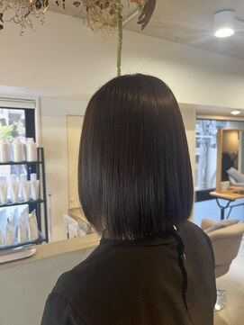 テラス ヘアアンドボタニカル(terrace) ＊お客様style＊縮毛矯正/ボブ/20代