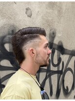 リレーションメンズヘアー(RELATION MEN'S HAIR) バーストウルフ/ベリーショート／アッシュブラック