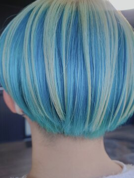 ルシードスタイル リム(LUCIDO STYLE Rim) アクアブルー×抜きっぱなし×アンブレラ