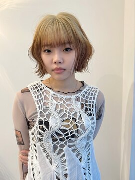 ギグスダブル 栄久屋大通店(gigs double) 似合わせカット/アッシュブロンド