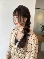 リトバイプティパ(Lit by petit-pas) 編みおろしヘアセット♪