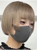 milk tea bob [新宿駅/切りっぱなしボブ/エアリーロング]