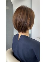 ジエクト アイロ(The Ect ilo)&nbsp;大人ショートボブ　ベージュブラウン