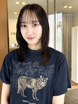 カノエ 山口小郡店(canoe) 顔周りレイヤー　韓国風ヘア　ベージュ　アッシュカラー