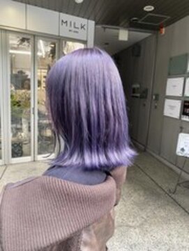 ブルー 盛岡店(BLUE) イメチェン/艶髪/ダークアッシュ/大人ミディアム/透明感ボブ