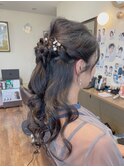 結婚式ロングダウンスタイル