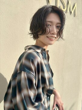 ラヴィズム(LUVISM) ショートカット丸みショートハンサムショート20代30代新潟万代