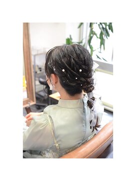 ポタム 東中野(potamu) 編みおろしヘアセット