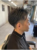 【20代 男性】ロンドンツーブロアップバング