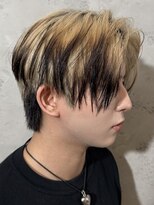韓国シースルーセンターパートエンドカラー