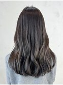 ロングくびれヘア顔周りレイヤー_ba536071