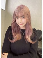 シエンゴールド(CIEN gold)&nbsp;ピンクベージュ/ピンクカラー/暖色カラー#浜松駅#カラー