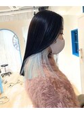 似合わせカットメルティカラー着物フェミニンロング