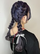 エクララ(eclala)&nbsp;ツイン編みおろし ライブ 推し活 ヘアメ