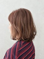 クム 横浜(qumu)&nbsp;ピンクベージュ × 白髪ぼかしハイライト【神永】