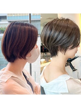 バンプ ギンザ(BUMP GINZA) 30代40代50代ミセス似合わせショートボブ透明感白髪ぼかしer