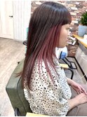 インナーカラー フェイスフレーミング ブリーチ レイヤー 30代
