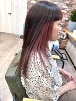 ルーナヘアー(LUNA hair)&nbsp;インナーカラー フェイスフレーミング ブリーチ レイヤー 30代