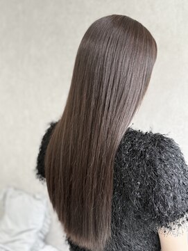 シュネア(shunea330) 素髪プレケア×グレージュ×ロング