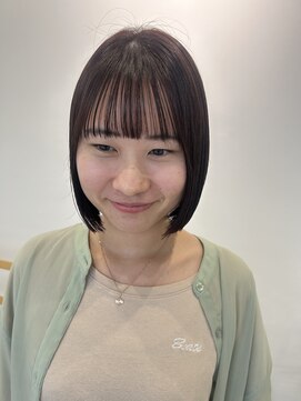 ロコ ファンデーション(LOCO FOUNDATION) ばっさりボブカット×ピンクブラウン