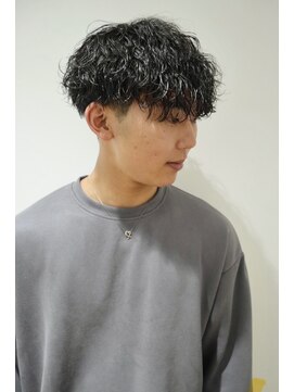 パウダーヘアー(powder hair) 波巻きパーマ　波巻きマッシュ