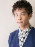 20代30代斜めバング清潔感フェザーショートh仙台
