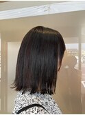 切りっぱなしボブ