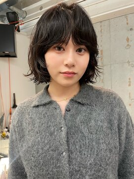 天神　ボブ　レイヤーカット　ボブパーマ