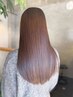 【SETメニュー】艶カラー＋髪質改善縮毛矯正＋カット＋残留オフ＋TR￥30800→