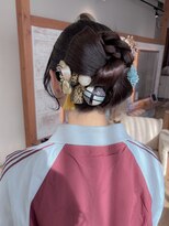 レイ(Lei)&nbsp;【成人式ヘア】リボンヘアアレンジ