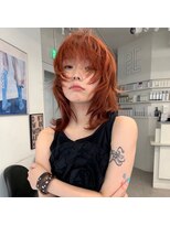 ペレ 原宿(PELE) ダブルカラー/ケアブリーチ/羽エクステ/原宿