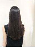 ロング　縮毛矯正